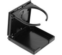 Gadpiparty Porte-gobelet pour Foot de Table, Support Abs Noir Pratique | Fixation Bord, Structure Robuste et Peu Déformable, pour Tasses à Café et Bouteilles D’eau
