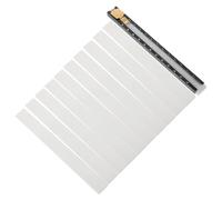 Gadpiparty Porte-stylo en stéatite - Fournitures de soudage - Design plat en acier inoxydable - Résistant aux hautes températures - Craie de marquage industrielle pour la construction