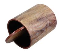 Gadpiparty Poubelle Ronde Imitation Bois 15l en Pp, pour Bureau et Chambres | Seau à Déchets Réutilisable, Solide et Peu Déformable, Style Moderne, Usage Intérieur Élégant
