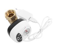 Gadpiparty Programmateur D'arrosage Intelligent Extérieur Wifi avec Vanne à Bille Électrique Blanche en PC et Abs, Installation Facile, Contrôle à Distance pour Jardin et Maison