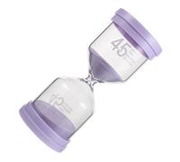 Gadpiparty Sablier pour Sauna 45 Minuterie Précise en Verre Résistant Haute Humidité pour Salle de Bain et Cabine Vapeur