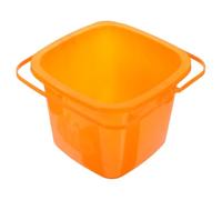 Gadpiparty Seau de Peinture Multifonction Poignée en Plastique et Rangement Orange Petit Seau pour Nettoyage et Mélange, pour Travaux de Peinture