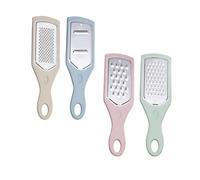 Gadpiparty Set de 4 Râpes à Légumes en Acier Inoxydable Trancheuse Manuelle, Ustensiles Cuisine Pratiques et Faciles à Nettoyer pour Usage Domestique Couleur Aléatoire