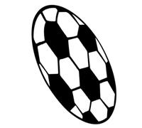 Gadpiparty Tapis Rond de Football à Motifs Football en Cristal Velours 80x80 Cm Base Antidérapante Tapis Décoratif pour Chambre D’garçon et Filles et Salon pour Intérieur et Jeux