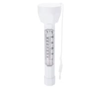 Gadpiparty Thermomètre de Piscine pour Plastique Flottant Spa en la Blanc, Facile à Transporter, pour Mesurer Température L'eau du Bain