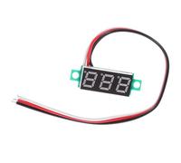 Gadpiparty Voltmètre Numérique à Affichage LED pour Courant Continu Dc 4-30 V 0-10 A, Panneau de Mesure Précis sans Boîtier Câble, Surveillance Tension et Courant