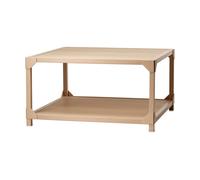Gärsnäs Table Basse Bleck 75x75 cm placage Hêtre-naturel