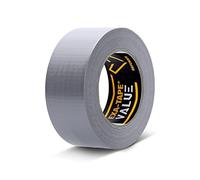 Defender Ruban adhésif EXA-TAPE-VALUE S 50 – forte adhérence – Argent brillant 50 mm x 50 m
