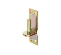 Gah-Alberts 311261 charnières à boulonner plaquées zinc Galvanisé jaune diamètre boulon 16 mm Espace entre boulon et plaque 12 m Plaque 113 x 40 mm