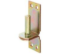 Gah-Alberts 311261 charnières à boulonner plaquées zinc Galvanisé jaune diamètre boulon 16 mm Espace entre boulon et plaque 12 m Plaque 113 x 40 mm G