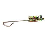GAH-Alberts 327057 Verrou baïonnette avec gâche attachée 400 x 100 mm Surface galvanisée à chaud (Jaune) G