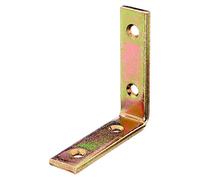 GAH Alberts 333089 Équerre de poutre en Acier Galvanisée Bichromatée 80 x 80 x 20 mm 12 pièces