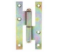 GAH-Alberts 341282 Paumelle universelle | Acier brut, galvanisé bichromatée | gauche | 109 x 55 mm | Set 10pcs.