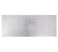 GAH-Alberts 353476 Platine d'assemblage | Galvanisée sendzimir | 400 x 160 mm Connecteur en Bois, Gris