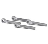 GAH-Alberts 410841 411220 Accessoires | Compatible avec les charnières de portail | Galvanisé à chaud | Filetage M20 | Kit de 2