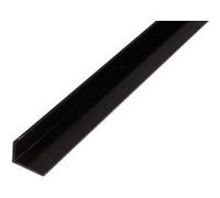 Alberts 479046 Cornière, plastique, noir, 1000 x 25 x 20 mm