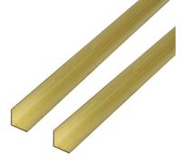 GAH-Alberts 497668 471453 Lot de 2 profilés d'angle en laiton 1000 x 20 x 20 mm