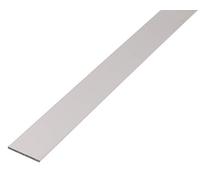 Alberts 497873 Barre plate, aluminium, anodisé couleur argent, 1000 x 15 x 2 mm, jeu de 12 pièces