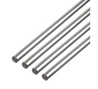 Alberts 498467 Barre ronde, aluminium, naturel, 1000 x 10 mm, set de 4