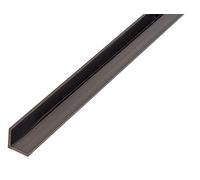 Alberts 498689 Cornière, plastique, noir, 1000 x 25 x 25 mm, set de 12 pièces