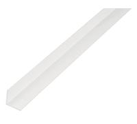 Alberts 498719 Cornière, plastique, blanc, 1000 x 15 x 15 mm, set de 25 pièces