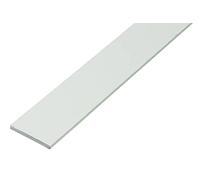 Alberts 498788 Barre plate, plastique, blanc, 1000 x 30 x 3 mm, 9 pièces