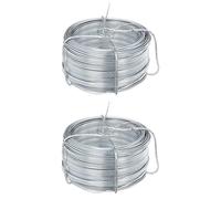GAH-Alberts 530495 530068 Lot de 2 bobines de fil galvanisées Ø 1,3 mm Longueur 50 m