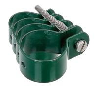 GAH-Alberts 655204 Collier de serrage, revêtement en plastique vert, 34 mm- 1 Unité (Lot de 4)
