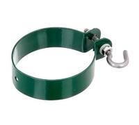 Gah-Alberts 655587 Collier Pour Fixation D'étançons Sur Poteau Revêtement En Plastique Ral6008 Vert 76mm Vert