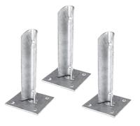 GAH-Alberts 663636 658649 Lot de 3 supports de poteau pour poteaux de 38 mm de diamètre