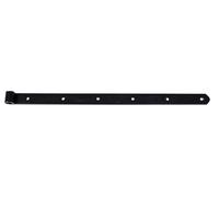 GAH-Alberts 835934 Penture, en différents modèles, en noir, gond Ø 16 mm, taille 600 x 35 mm, kit de 6