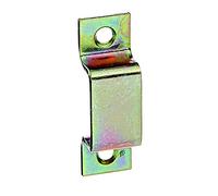 GAH-Alberts 841492 Gâche avec trous de vis noyés | galvanisé bichromatée | 20 x 9 mm | Set 25 pièces