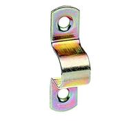 GAH-Alberts 842734 Gâche avec trous de vis noyés | galvanisé bichromatée | 13 x 16 mm | Set 50 pièces