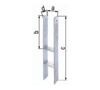 GAH Alberts ETA-10/0210 111x300x600x600x60mm acier feuerZN Quantité:1