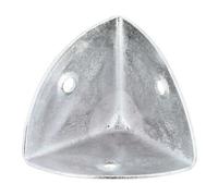 GAH Alberts GAH Alberts Équerre de caisse pour valise, L 35, l 35 H 35, S0, 8 acier jaune galvanisé Quantité:1