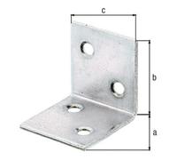 GAH Alberts GAH Alberts Équerre large 30x30x30x2mm Acier brut, jaune zingue sendzimir Quantité:1