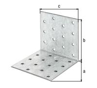 GAH Alberts GAH Alberts Équerre perforée sans raidisseur 80 x 80 x 80 mm acier galvanisé CE Quantité:1