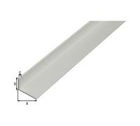 GAH Alberts GAH Alberts Profilé d'angle non percé, non plié L1000 x l15 x H10 x e1,5mm alu argenté Quantité:1