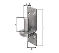 GAH Alberts Pince sur plaque 16x13mm VA GAH Quantité:1
