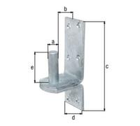 GAH Alberts Pince sur plaque 20x35mm TZN GAH Quantité:1
