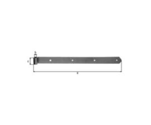 GAH Alberts Ruban de tiroir B.40mm L.400x40mm S.4mm D.13mm VA rd GAH Quantité:1