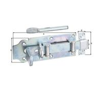 GAH Alberts Serrure de porte stable L.200mm B.80mm STA galv. jaune galvanisé GAH Quantité:1