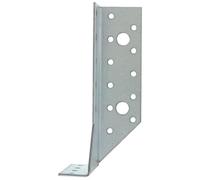 GAH Alberts - Support en U galvanisé droit 140 x 30 x 2 mm, avec trous pour scellement