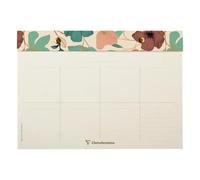 Gaïa beige, bloc planner à rivets 24x17cm 60 feuillets imprimés détachables.