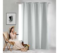 GAIFNAG Rideau Occultant Blanc - Rideaux 160 x 250 cm Opaque à Oeillets Isolation Lumiere Anti UV Decoration Rideaux Opaque, Rideau Occultant pour Mariage de Noël Chambre, Blanc