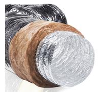 Gaine Ø 315 mm souple isolée Ep50 mm - L10 m