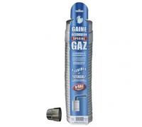 Gaine accordéon aluminium - diamètre 139/146 mm - Spécial Gaz TEN