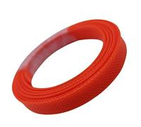 Gaine Cable Informatique Souple, Manchon de câble Extensible en Pet, tressé serré, Haute densité, dureté, Protection Ligne isolée, Gaine d'enveloppe Fil, 3/4/6mm(Orange,6mm)