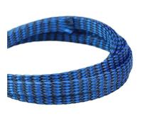 Gaine Cable Manchon de câble en Maille Coton PP/Pet/Tresse Nylon, Manchons Anti-Choc Souples, Gaine Extensible isolée 4 à 12mm(A,8mm 20meter)
