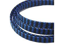 Gaine Cable Manchon de câble tressé Extensible 1 à 50m, enveloppe Fil Flexible 4, 8 et 12mm, Gaine Harnais Ligne Protection isolée(A,08mm,50 Meters)